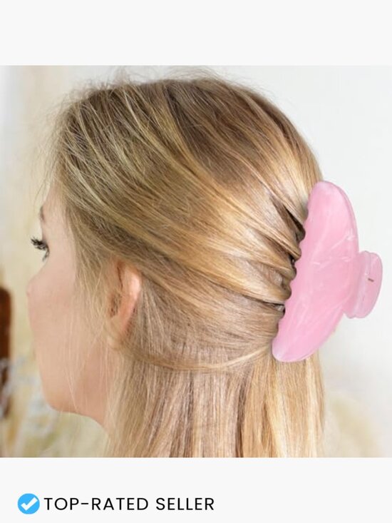 8 Pcs Acrylic Hair Claw Clips Non Slip Strong Hold for Thick Hair Set main image 2